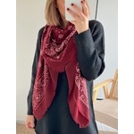 echarpe bandana kally bordeaux -3