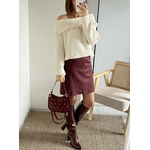 jupe laly bordeaux -1