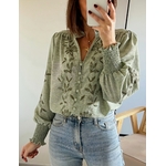 la blouse betty kaki -2