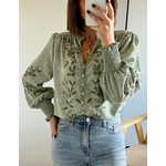 la blouse betty kaki -4