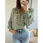 la blouse betty kaki -5