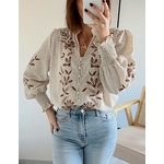 la blouse betty beige