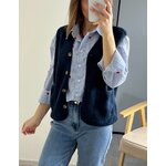 le gilet gabriel marine -1