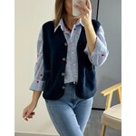 le gilet gabriel marine -2