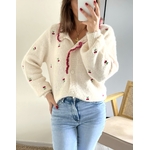 le gilet cherry beige -4