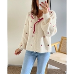 le gilet cherry beige -5
