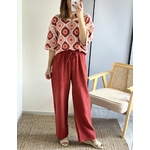 le pantalon noe terracota -4