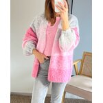 le gilet abel rose -2