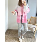 le gilet abel rose -5