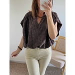 la blouse solya choco -1