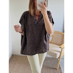 la blouse solya choco -2