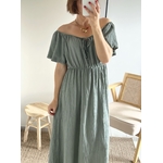 la robe loane kaki -3