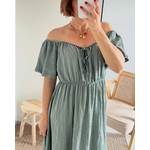 la robe loane kaki -5