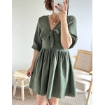la robe stella kaki -4
