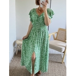 la robe rosaline verte -1