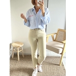 le jean harvey beige -3