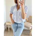 la blouse emma bleue