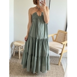 la robe lina kaki -2