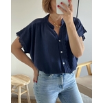 la blouse suzon marine -1