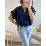 la blouse suzon marine -2