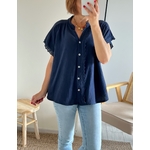 la blouse suzon marine -6