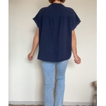 la blouse suzon marine -7