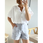 le short terry bleu -2