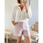 le short terry rose -5