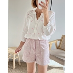 le short terry rose -2