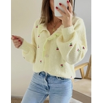 le gilet cherry jaune -1