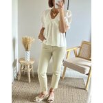 le jean harvey beige -2