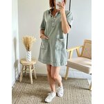 la robe tessa kaki -2