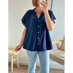 la blouse suzon marine -5