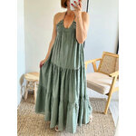 la robe lina kaki -2