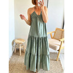 la robe lina kaki -3