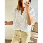 la blouse solya blanche -1