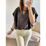 la blouse solya choco -4