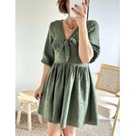 la robe stella kaki -3