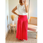 Jupe Callie longue rouge