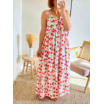Robe longue Alicia à fleurs