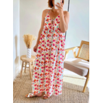 Robe longue été Alicia fleurie