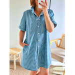 robe chemise Kety en jean bleu
