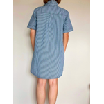 robe Kety en denim de dos