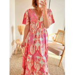 robe longue manches courtes Minorque