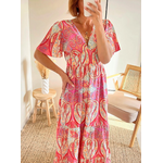robe longue été Minorque détails