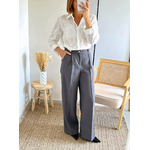 pantalon tailleur femme gris Antonin