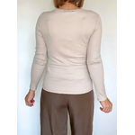 top femme Théo taupe de dos