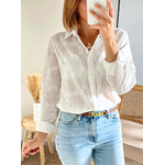 chemise femme Colette en coton blanc