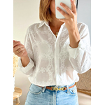 chemise femme Colette coton brodé