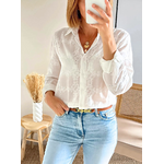 chemise blanche Colette avec broderies